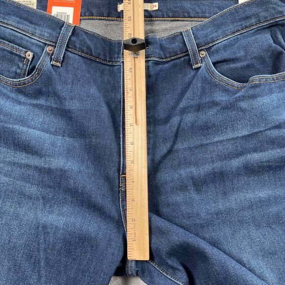 Levi's Jeans Womens 34x30 Baggy Dad Warm Tech Wool Blend Straight Leg Loose Fit - Picture 9 of 16